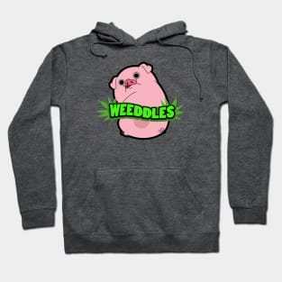 WEEDDLES (waddles smoking weed) Hoodie